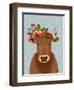 Cow Bohemian 1-Fab Funky-Framed Art Print