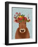 Cow Bohemian 1-Fab Funky-Framed Art Print