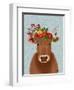 Cow Bohemian 1-Fab Funky-Framed Art Print