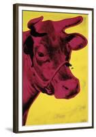 Cow, c.1966 (Yellow and Pink)-Andy Warhol-Framed Giclee Print