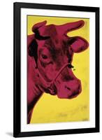 Cow, c.1966 (Yellow and Pink)-Andy Warhol-Framed Giclee Print