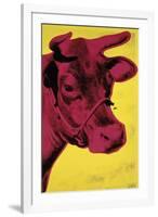 Cow, c.1966 (Yellow and Pink)-Andy Warhol-Framed Giclee Print