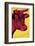 Cow, c.1966 (Yellow and Pink)-Andy Warhol-Framed Giclee Print