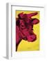 Cow, c.1966 (Yellow and Pink)-Andy Warhol-Framed Giclee Print