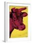 Cow, c.1966 (Yellow and Pink)-Andy Warhol-Framed Giclee Print