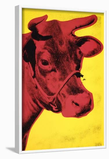 Cow, c.1966 (Yellow and Pink)-Andy Warhol-Framed Art Print