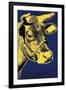 Cow, c.1971 (Blue and Yellow)-Andy Warhol-Framed Giclee Print