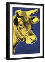 Cow, c.1971 (Blue and Yellow)-Andy Warhol-Framed Giclee Print