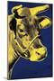 Cow, c.1971 (Blue and Yellow)-Andy Warhol-Mounted Art Print