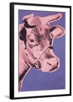 Cow, c.1976 (pink and purple)-Andy Warhol-Framed Giclee Print
