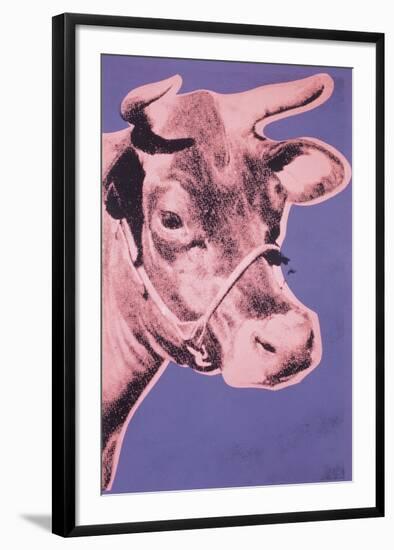 Cow, c.1976 (pink and purple)-Andy Warhol-Framed Giclee Print