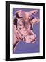 Cow, c.1976 (pink and purple)-Andy Warhol-Framed Giclee Print