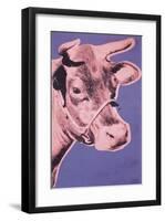 Cow, c.1976 (pink and purple)-Andy Warhol-Framed Giclee Print