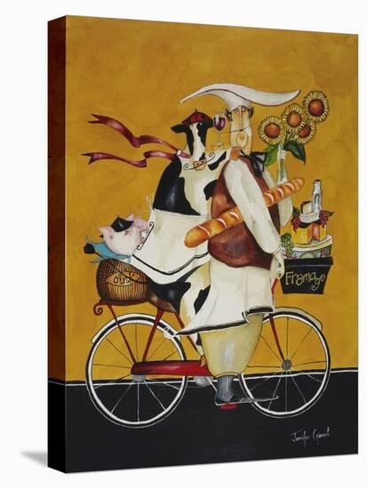 Cow Chef-Jennifer Garant-Stretched Canvas