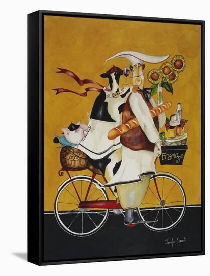 Cow Chef-Jennifer Garant-Framed Stretched Canvas