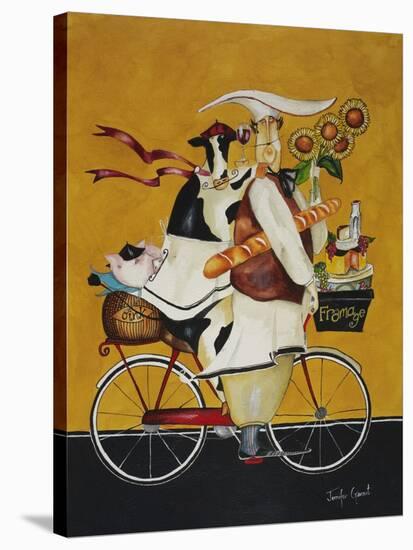 Cow Chef-Jennifer Garant-Stretched Canvas