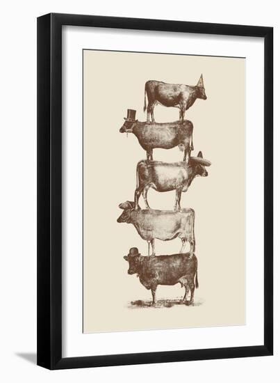 Cow Cow Nuts-Florent Bodart-Framed Giclee Print