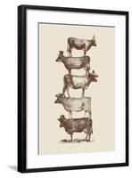 Cow Cow Nuts-Florent Bodart-Framed Giclee Print