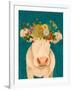 Cow Cream Bohemian 1-Fab Funky-Framed Art Print