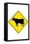 Cow Crossing-null-Framed Stretched Canvas