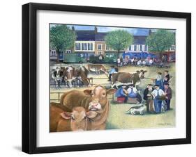 Cow Dealers II-Lisa Graa Jensen-Framed Giclee Print