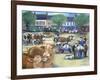 Cow Dealers II-Lisa Graa Jensen-Framed Giclee Print