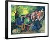 Cow Dealers-Lisa Graa Jensen-Framed Giclee Print