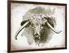 Cow Face II-Gwendolyn Babbitt-Framed Art Print