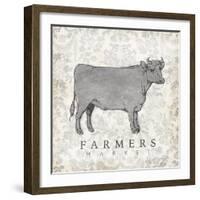 Cow Farmer-Jace Grey-Framed Art Print