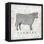 Cow Farmer-Jace Grey-Framed Stretched Canvas