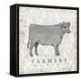 Cow Farmer-Jace Grey-Framed Stretched Canvas