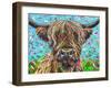 Cow From Another Planet II-Carolee Vitaletti-Framed Art Print