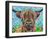 Cow From Another Planet II-Carolee Vitaletti-Framed Art Print