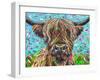 Cow From Another Planet II-Carolee Vitaletti-Framed Art Print