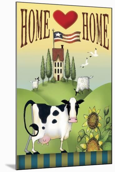 Cow Home-Margaret Wilson-Mounted Giclee Print