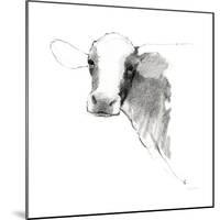 Cow II Dark Square-Avery Tillmon-Mounted Art Print