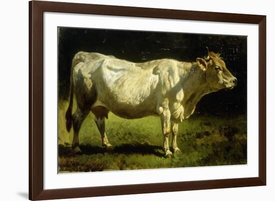 Cow in a Landscape-Friedrich Johann Voltz-Framed Giclee Print
