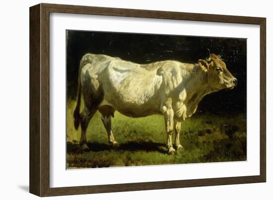 Cow in a Landscape-Friedrich Johann Voltz-Framed Giclee Print