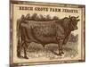 Cow - Jerseys 2-The Saturday Evening Post-Mounted Giclee Print