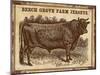 Cow - Jerseys 2-The Saturday Evening Post-Mounted Giclee Print