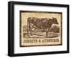 Cow - Jerseys-The Saturday Evening Post-Framed Giclee Print