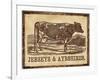 Cow - Jerseys-The Saturday Evening Post-Framed Giclee Print