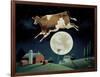 Cow Jumps over the Moon-Lowell Herrero-Framed Art Print