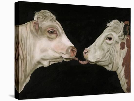 Cow Lick-Leah Saulnier-Stretched Canvas
