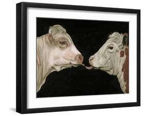 Cow Lick-Leah Saulnier-Framed Giclee Print