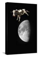 Cow over the Moon-null-Stretched Canvas