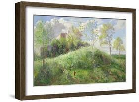 Cow Parsley Hill, 1991-Timothy Easton-Framed Giclee Print
