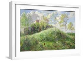 Cow Parsley Hill, 1991-Timothy Easton-Framed Giclee Print