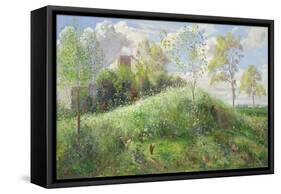 Cow Parsley Hill, 1991-Timothy Easton-Framed Stretched Canvas