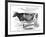 Cow Portrait-The Saturday Evening Post-Framed Giclee Print